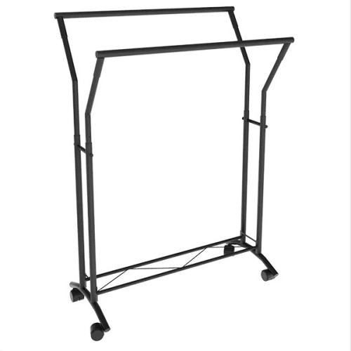 Arara De Chão Md Dupla Com Rodinha Disponível em Varias Cores